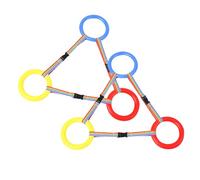 HOMOBABE 8 piezas Cuerda de Seguridad para Asas Diseño Desmontable Material Duradero para Paseo al Aire Correa Antipérdida para Preescolar Color Aleatorio Color Aleatorio