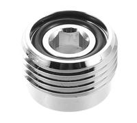HOMOBABE Adaptador de Válvula para Botella de Buceo DIN 230barra G 5/8 | Inserto Din a Horquilla, Cobre Plata, para Cilindros de Buceo y Uso en Agua Dulce