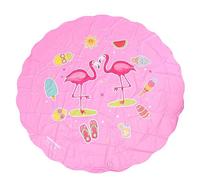 HOMOBABE Alfombra de Rociadores para Juguete de Agua para Aire con Diseño de Cisne Rosa para de Habilidades Emocionales y Diversión Familiar