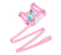 HOMOBABE Arnés Antipérdida para Correa y Muñequera de Seguridad Mochila Infantil Suave y para y Actividades Diseño Unicornio Color Rosa