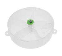 HOMOBABE Bola de Alimentación para Loros y Cacatúas de Acrílico Blanco Compartimentos, Juguete Rompecabezas para Facilitar la Alimentación y Estimular el Aprendizaje Varios Estilos