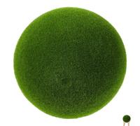 HOMOBABE Bola de Musgo Artificial Realista para Adornos de Jardín y Hogar, Esfera de Espuma Ligera para Ornamentos en Exteriores E Interiores