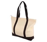 HOMOBABE Bolsa de Lona para Bolsa de Tela Reutilizable 100% Algodón Diseño Simple para Mujeres Uso Diario