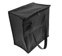 HOMOBABE Bolsa Térmica para Compras Gran Capacidad, Material No Tejido Papel de Aluminio, Aislamiento Térmico Seguro, Bolsa de Comida para Llevar Bolsillo Frontal y Asa, Adecuado