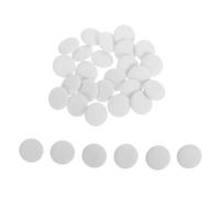 HOMOBABE Botones Cubiertos de Tela Redondos Blancos 30 Piezas para Chaquetas y Abrigos Accesorios de Costura Bricolaje 20 MM Asas Metálicas
