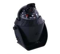 HOMOBABE Brújula Marina Digital Iluminada Protección UV y Montaje Fácil para Uso Marino en Abs 12v Negro