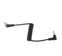 HOMOBABE Cable Auxiliar Diseño Acodado Conector Jack de 3,5mm Macho a Macho Cable Estéreo Ligero de Cobre para Coche para Auriculares y Móvil