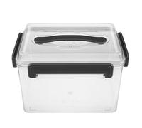 HOMOBABE Caja Organizadora para Equipo Fotográfico Estuche para Objetivos de Cámara, Plástico Pet Reforzado Junta Tórica, Tamaño Pequeño 11,4 X 7,5 X 6,9 Pulgadas, Compatible Cámaras