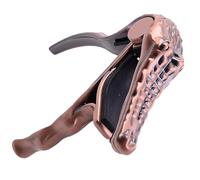 HOMOBABE Capo de Guitarra Metálico Profesional Clip para Guitarra Eléctrica y Acústica Cejilla Resistente para Cuerdas Tono Modificado Compatible con Ukelele Color Rojo