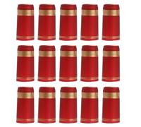 HOMOBABE Cápsulas Termorretráctiles Diseño Práctico y Profesional de Pvc 100 para Botellas de Vino Rojo Ideales para Uso en Oficina y Hogar
