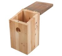 HOMOBABE Casa De Pájaros De Madera para Periquitos Nido Externo De Madera Resistente y Duradero para Jardín y Patio Dimensiones Atractivo para Aves Pequeñas