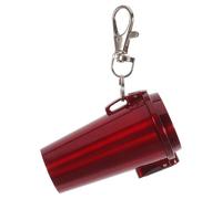 HOMOBABE Cenicero Fácil Manejo de y Colección sin Desorden con Tapa y Llavero Diseño Moderno y Minimalista de Metal Portátil Fácil Manejo de y Colección sin Desorden para Exteriores y