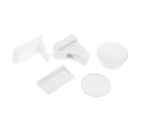 HOMOBABE Cerradura Invisible para Armarios y Cajones Bloqueo Seguro, Material Abs Blanco, Adecuado para Baño y Área de Almacenamiento