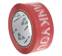 HOMOBABE Cinta Decorativa de Embalaje Rosa con Texto Thank You para Envolver Regalos Adhesiva Resistente y Práctica para Manualidades y Decoración Festiva