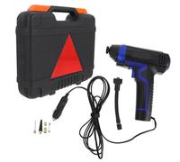 HOMOBABE Compresor de Aire Portátil y Caja de Almacenamiento Batería de 12.6v para Coche Inflador Rápido y Fácil de Transportar, Material de Metal y Plástico Cilindro Estilo 22