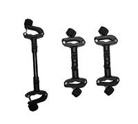 HOMOBABE Conectores Para Cochecito De Ñiño Doble, 3 Piezas Desmontables, Compatibles Cochecitos Individuales, Ligeros y Portátiles, Ideales Para Paseo y Parque, Para Recién Nacidos y Niños Pequeños