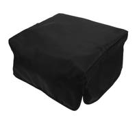 HOMOBABE Cubierta Antipolvo para Tocadiscos de Tela Oxford Negro | Instalación Sencilla, Resistencia a Manchas, para Tocadiscos Portátiles Tipo Maleta, Uso en Cabina y Estudio