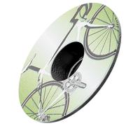 HOMOBABE Cubierta de Dirección de Bicicleta Tapa de Potencia para Bicicleta Aleación de Aluminio Ligera y Resistente Presión Carretera