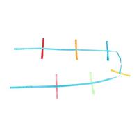 HOMOBABE Cuerda De Seguridad Para Niño Niña Con Asas Coloridas Cuerda De Paseo Antiperdida Para Jardín Infantil y Actividades Al Aire Distancia Adecuada Entre Asas Para Evitar Aglomeracione