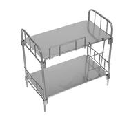 HOMOBABE De Metal: Muebles para Casa De Muñecas En Miniatura, Dormitorio En Miniatura, Juguete De Simulación para Niños, Cuna para Casa De Muñecas, Muebles para Dormitorio En