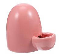 HOMOBABE Dispensador De Agua para Mascotas Mini Cerámico Bebedero Silencioso y Estable para Hámsteres Pájaros y Pequeños Animales Rosa para Mantenimiento Saludable y Uso Terrarios