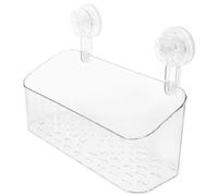 HOMOBABE Estante de Baño Adhesivo Ventosa Fuerte sin Perforaciones, Diseño Contemporáneo en Pet, Aumenta Capacidad de Almacenamiento, Adecuado para Ducha y Pared