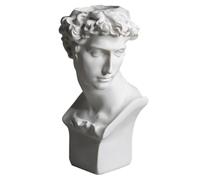 HOMOBABE Estatua de David de Resina Multifuncional como Porta Lápices y Florero para Oficina y Hogar Diseño para Inserción de Flores