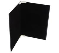 HOMOBABE Fotografía Doble Terciopelo Negro y Cartón, Plegable y Portátil para Flat Lay y Videos Cortos, Solución Integrada y Compatible Joyería y Productos Pequeños