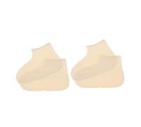 HOMOBABE Fundas Resistentes al Agua para Botas de Lluvia de Látex Blanco, Diseño Elástico y Liviano, 2 Pares Reutilizables para Actividades al Aire Libre en Tiempo Lluvioso