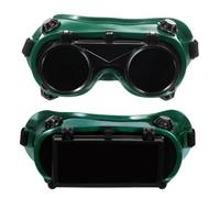 HOMOBABE Gafas para Soldar de Protección Ocular Diseño Abatible, Hechas de Plástico Verde, Ideales para Soldadores en Trabajos de Soldadura Industrial y Bronceado Estilo Varios estilos