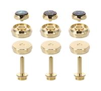 HOMOBABE Hebilla de Botón para Trompeta de Cobre Dorado, Accesorio Duradero para Instrumentos de Viento, Adecuado para Músicos y Reparaciones Rápidas