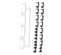 HOMOBABE Juego de Estabilizadores de Teclas Acero Inoxidable para Teclado Mecánico Soporte Profesional 6.25u y 2u Accesorio para Teclado Gh60 87 Teclas