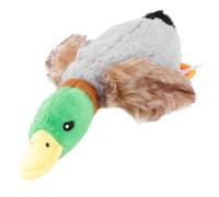 HOMOBABE Juguete Chirriante para Perros de Felpa Diseño de Pato, Resistente a Mordidas, Adecuado para Mascotas Que Necesitan Entretenimiento y Alivio al Morder