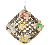 HOMOBABE Juguete Colgante para Aves De Masticar Accesorio para Periquitos y Conures Estimula El Ejercicio Diversión Material Seguro