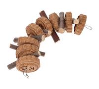 HOMOBABE Juguete De Masticar para Conejos y Hámsteres Bastón Natural De Molar para Mascotas Pequeñas Accesorio para Jaula Materiales Premium y Seguros para Salud