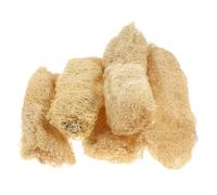 HOMOBABE Juguetes Masticables de Lufa Natural Esponja Exfoliante y Herramienta de Limpieza de Dientes 5 Piezas para Mascotas Pequeñas para Baño y Juego