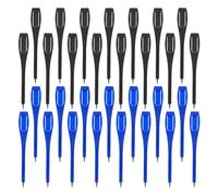 HOMOBABE Lápices de Golf para Escribir 30 Piezas, Pequeños Lápices de Puntuación en Madera, Colores Azul y Negro, Accesorios para Entrenamiento y Competición Deportiva