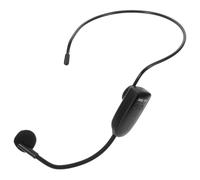 HOMOBABE Micrófono Inalámbrico con Auricular Colgante y Sistema Transmisor Volumen Batería de Larga Duración para Enseñanza Guía Turístico y Fitness