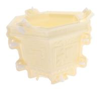 HOMOBABE Molde para Maceta de Abs Color Caqui, Molde Artesanal para Flores y Suculentas, Resistente sin Rasgaduras ni Adhesión, Adecuado para Manualidades y Arte