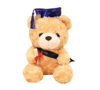 HOMOBABE Osito De Peluche Graduación Sombrero Adorable para Celebrar La Graduación Decoración De Habitaciones y Fiestas Sombrero