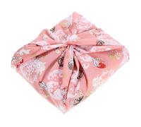 HOMOBABE Pañuelo para Envolver Reutilizable Multifunción Estampado Japonés Delicado de Algodón Adecuado para en Diferentes Ocasiones
