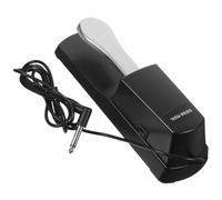 HOMOBABE Pedal de Sustain para Teclado y Piano Electrónico Interruptor de Polaridad Reversible Accesorio Duradero para Sintetizadores y Teclados Midi Antideslizante y Portátil para