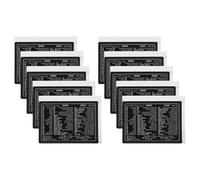 HOMOBABE Pegatinas Atajos Claramente Marcados para Teclado de Portátil Papel Laminado sin Residuos, Paquete de 10 Piezas Guía de para Ordenador Portátil