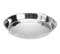 HOMOBABE Plato Resistente Doble Asa de Acero Inoxidable para Cocinar al Vapor y Fácil de Almacenar, Adecuado para Verduras y Mariscos en Cocina Doméstica