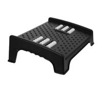 HOMOBABE Reposapiés para Escritorio de Plástico Antideslizante 15.74X11.02X4.92 Pulgadas para Adultos en Oficina y Hogar Función de Alivio de Estrés