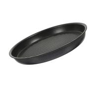 HOMOBABE Sartén para Bistec Antiadherente de Aluminio Diseño Creativo, Resistente al Desgaste y Protege la Mesa, Adecuado para Cocinar en Familia Fiestas