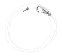 HOMOBABE Sistema Ajustable para Colgar Cuadros de Acero Inoxidable con Cuerda de Nailon Resistente y Gancho para Obras de Arte y Luces en Paredes y Estudios de Arte