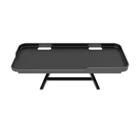 HOMOBABE Soporte de Almacenamiento para TV Box en Plástico Abs Negro, Estante Superior para Monitor Superficie Lisa, Diseño Ahorra Espacio Adecuado para Sala de Estar