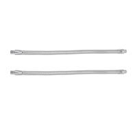 HOMOBABE Soporte Flexible para Iluminación LED de 300 MM Manguera Metálica Rosca Brazo Cuello de Cisne Ajustable para Foco Accesorio para Postes de Luz Pack 2 Piezas