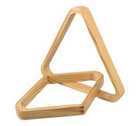 HOMOBABE Soportes de Bolas de Billar 2 Piezas Triángulo de Billar Madera Maciza Tamaño Pequeño Americano y Chino Accesorios para Mesa en Sala de Juegos
